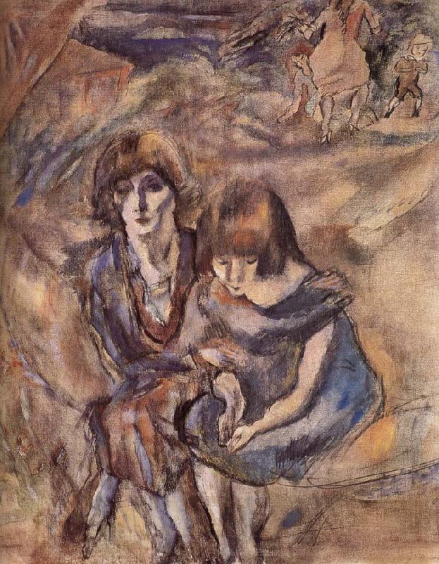 Jules Pascin Lucy and Aiermina China oil painting art